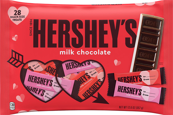 Hershey's Candy, Milk Chocolate, Treats, Snack-Size