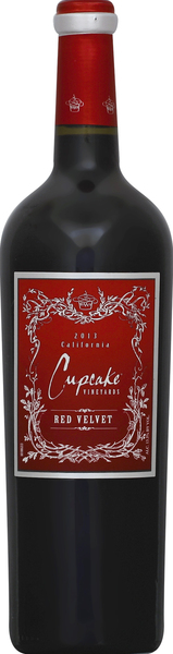 Cupcake Red Wine, Red Velvet, California, 2013