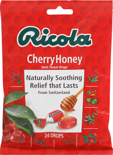 Ricola Herb Throat Drops, Cherry Honey