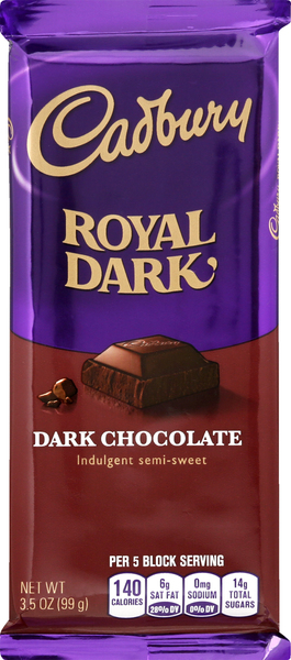 Cadbury Dark Chocolate, Royal Dark