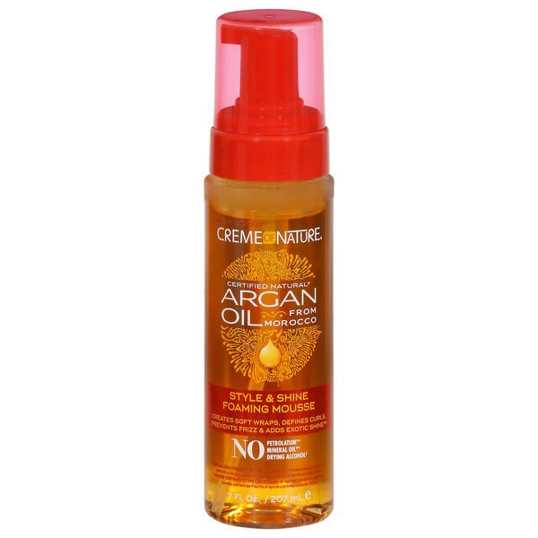 Creme of Nature Foaming Mousse, with Argan Oil from Morocco