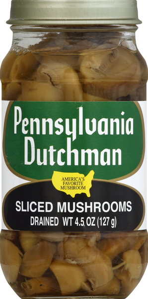 Pennsylvania Dutchman Mushrooms, Sliced