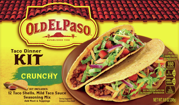 Old El Paso Taco Dinner Kit, Crunchy