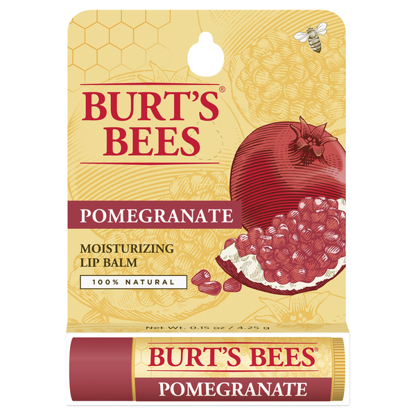 Burt's Bees Lip Balm, Moisturizing, Pomegranate