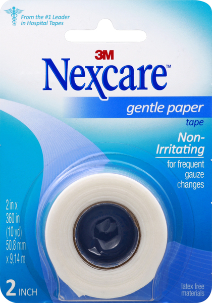 Nexcare Gentle Paper Tape, 2 x 10 yd