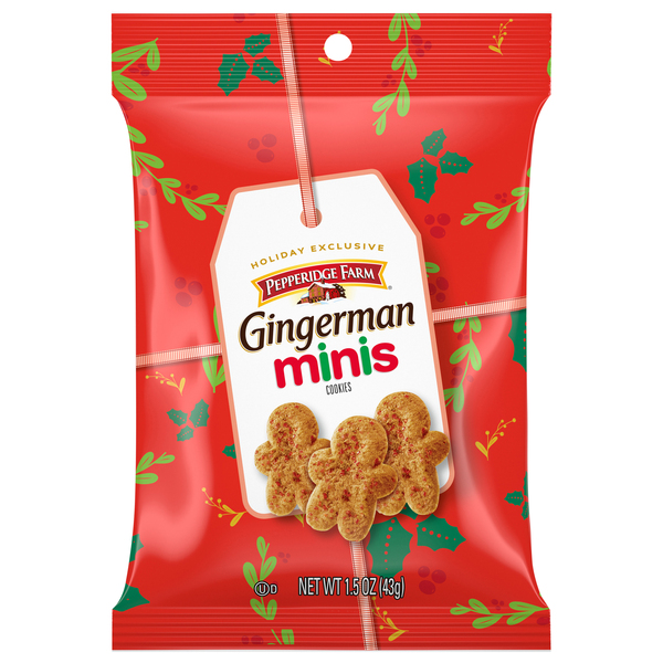 Pepperidge Farm Cookies, Gingerman, Minis