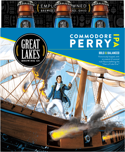 Great Lakes Brewing Co Beer, IPA, Commodore Perry