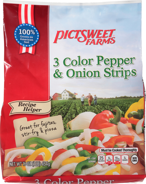 Pictsweet 3 Color Pepper & Onion Strips