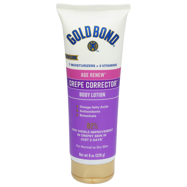 Gold Bond Body Lotion, Crepe Corrector