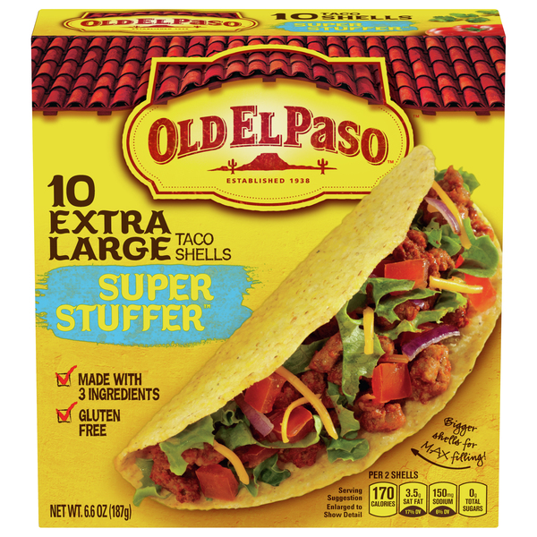 Old El Paso Taco Shells, Extra Large
