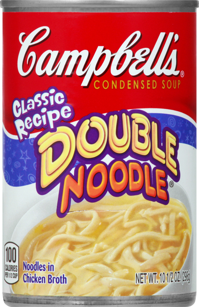CAMPBELLS Soup, Condensed, Double Noodle, Classic Recipe