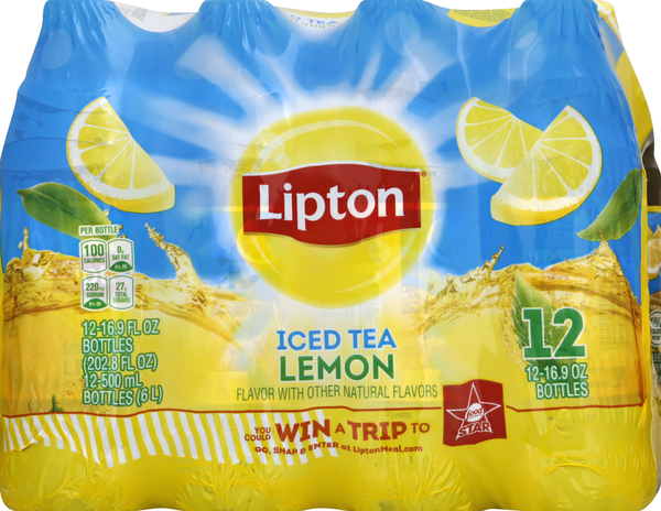 Lipton Iced Tea, Lemon Flavor