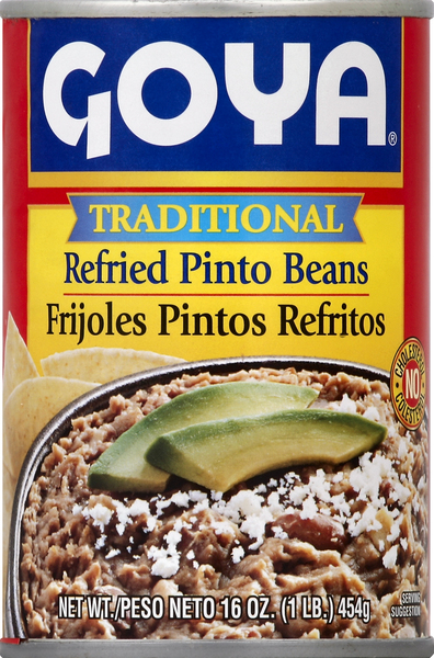 Goya Pinto Beans, Refried, Traditional
