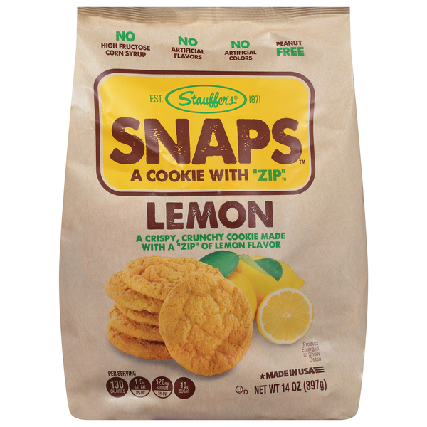 Stauffer's Lemon Snaps, Original Recipe