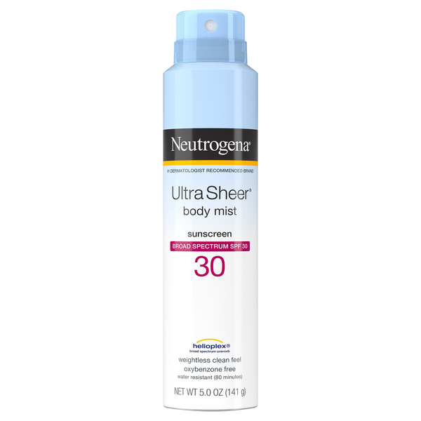 Neutrogena Sunscreen, Body Mist, Broad Spectrum SPF 30
