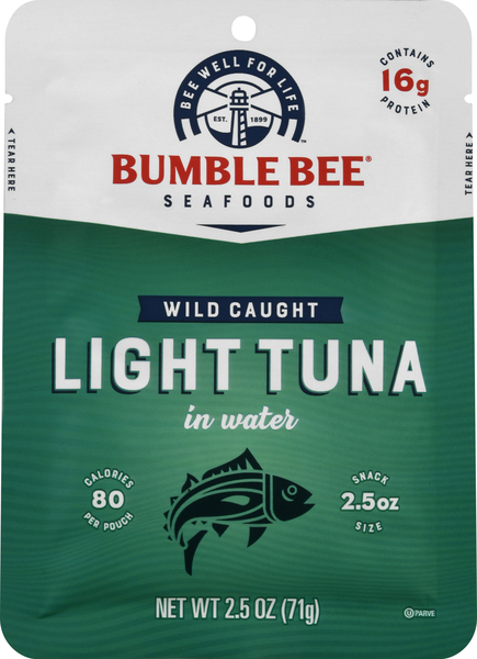 Bumble Bee Light Tuna, Wild Caught