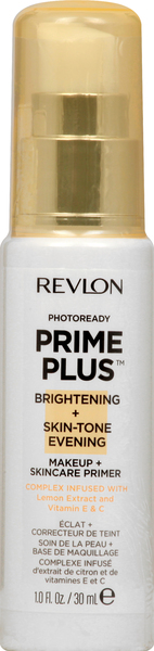 Revlon Makeup + Skincare Primer, Prime Plus, Brightening + Skin-Tone Evening 001