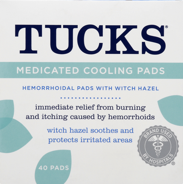 Tucks Hemorrhoidal Pads, with Witch Hazel