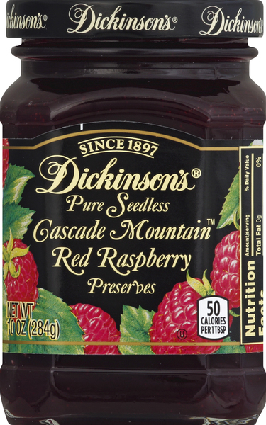 Dickinson's Red Raspberry, Preserves