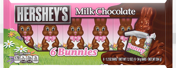 HERSHEYS Bunnies, Milk Chocolate