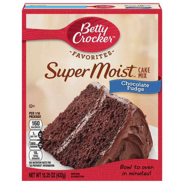 Betty Crocker Cake Mix, Chocolate Fudge, Favorites
