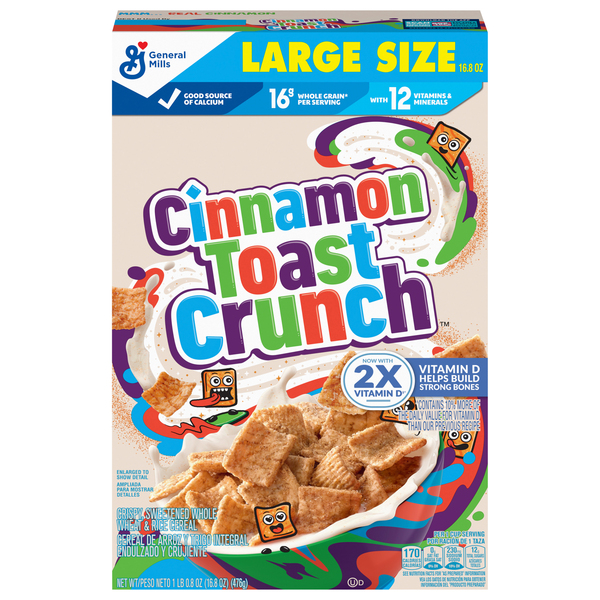 Cinnamon Toast Crunch Cereal, Large Size