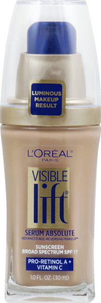 L'Oreal Serum Absolute Sunscreen, Nude Beige 146, Broad Spectrum SPF 17