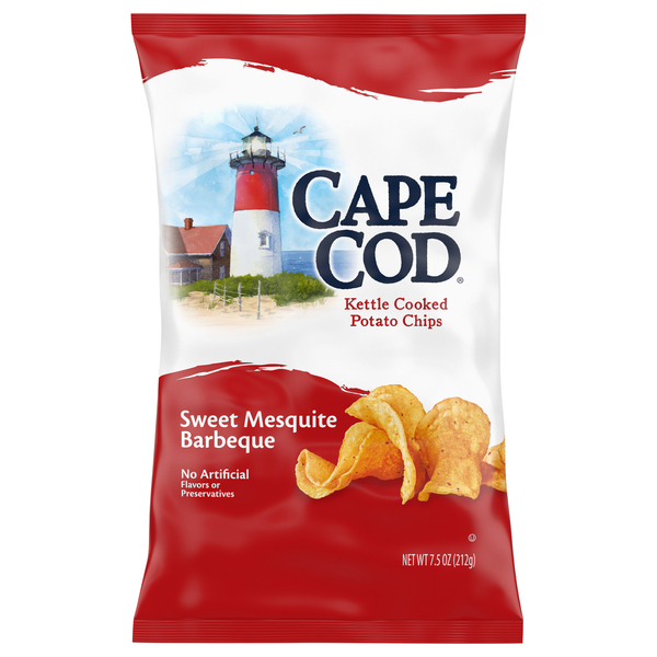 Cape Cod Potato Chips, Sweet Mesquite Barbeque, Kettle Cooked