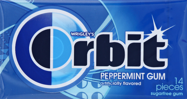 Orbit Gum, Sugarfree, Peppermint