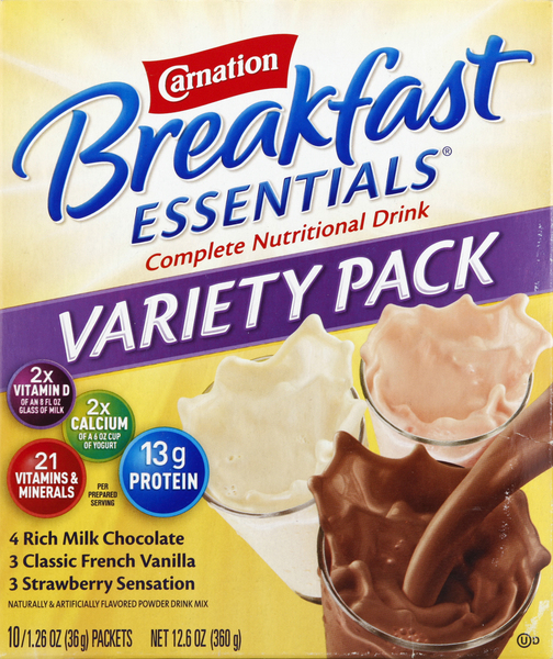 Carnation Complete Nutritional Drink, Variety Pack