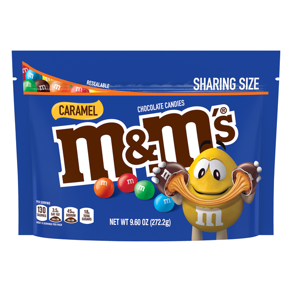 M & M Chocolate Candies, Caramel, Sharing Size