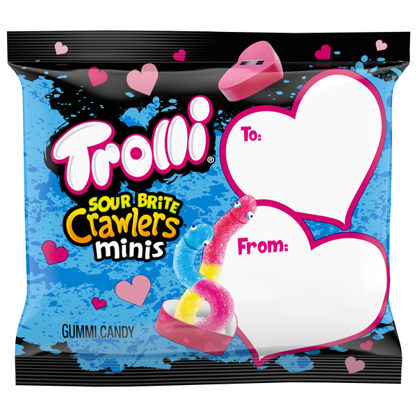 Trolli Gummi Candy, Sour Brite Crawlers, Mini
