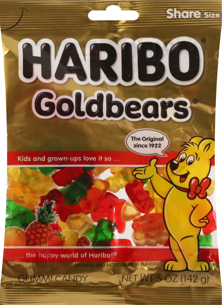 Haribo Gummi Candy, Goldbears, Share Size
