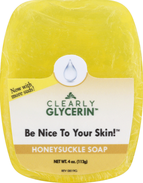 Clearly Glycerin Soap, Honeysuckle