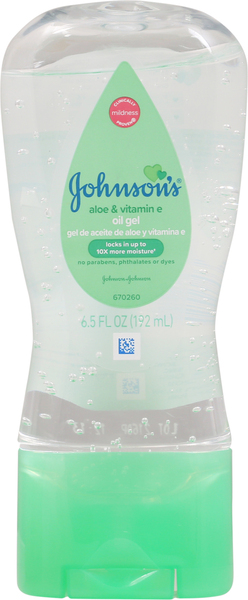 Johnson's Oil Gel, Aloe & Vitamin E