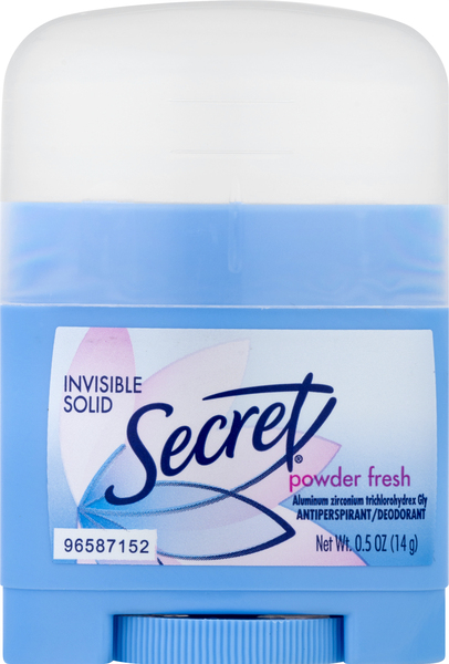 Secret Antiperspirant/Deodorant, Powder Fresh, 24HR Invisible Solid