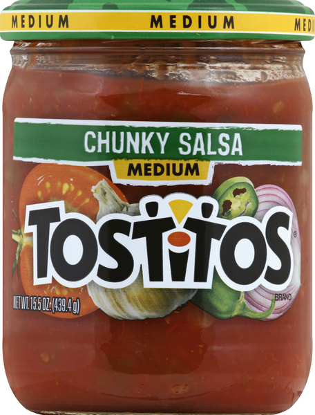 Tostitos Salsa, Chunky, Medium