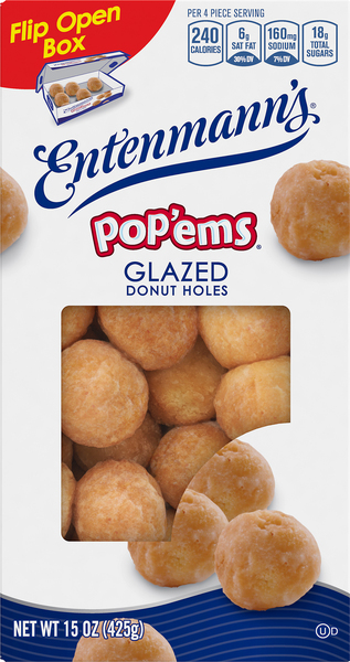Entenmann's Donut, Holes, Glazed