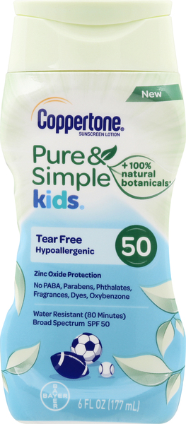 Kids SPF 50 Tear Free Lotion - Coppertone