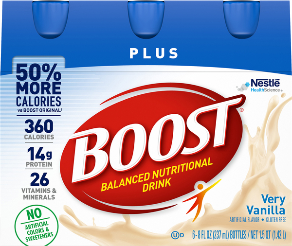 Boost Nutritional Drink, Complete, Very Vanilla