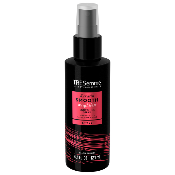 TRESemme Silky Shine Spray, Keratin Smooth, Weightless, Style