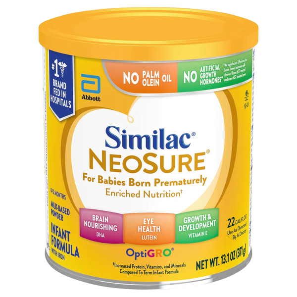 Similac Infant Formula with Iron, OptiGro, Milk-Based Powder, 0-12 Months