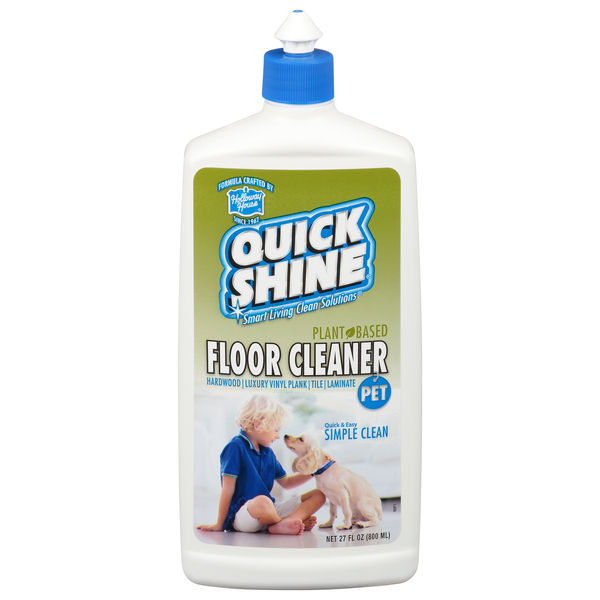 Quick Shine Floor Cleaner, Plant Based, Pet