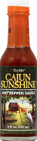 Try Me Pepper Sauce, Hot, Cajun Sunshine