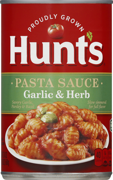 Hunt's Pasta Sauce, Garlic & Herb
