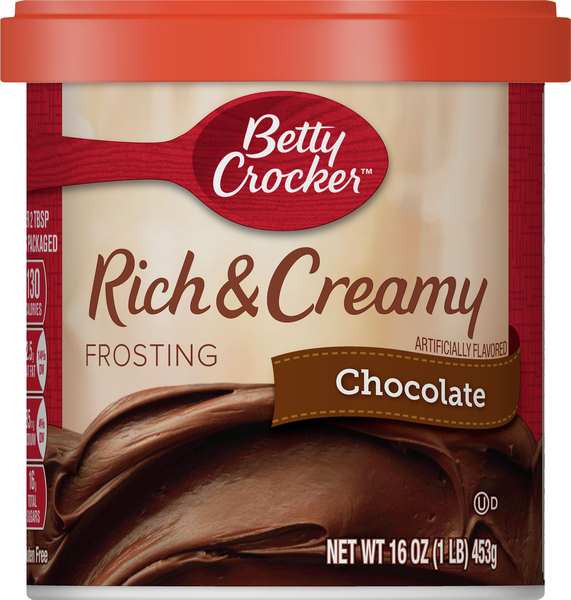 Betty Crocker Frosting, Chocolate, Rich & Creamy