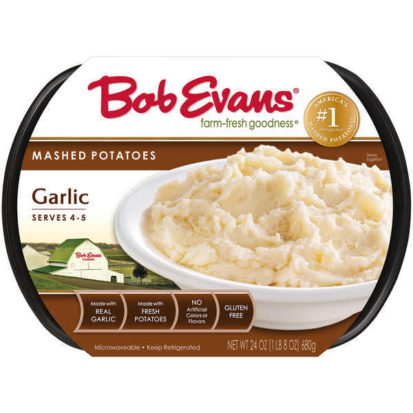 Bob Evans Mashed Potatoes, Garlic