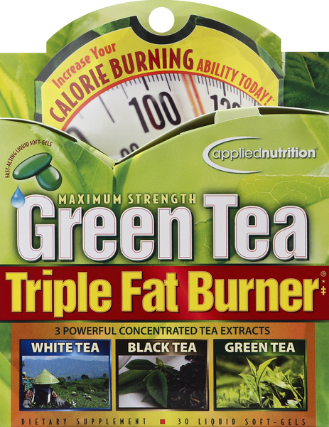 Green Tea Fat Burner, 30 Fast-Acting Liquid Soft-Gels