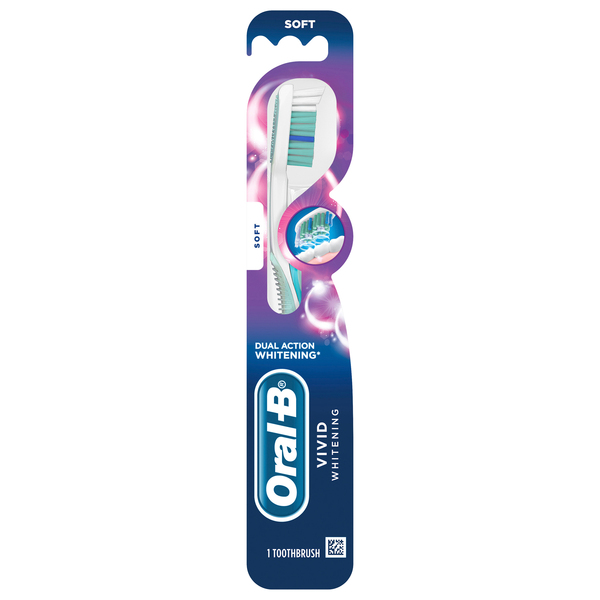 Oral-B Toothbrush, Vivid Whitening, Soft