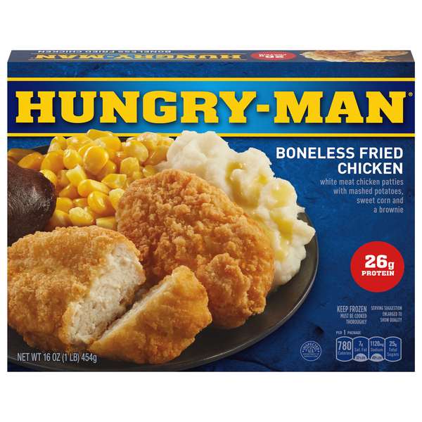 Hungry-Man Boneless Fried Chicken Frozen Dinner